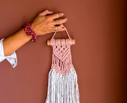 Mini macramé