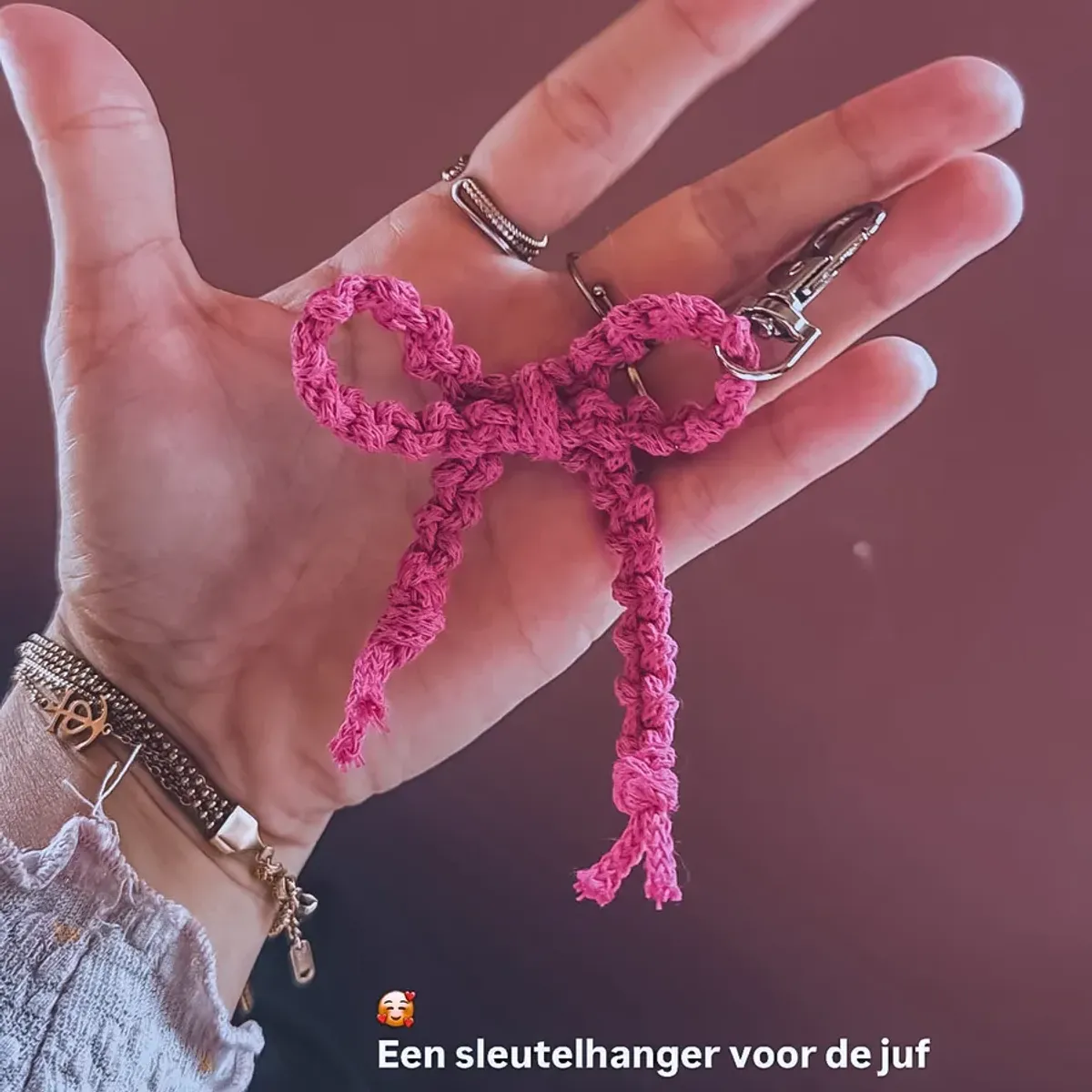 Sleutelhanger strik
