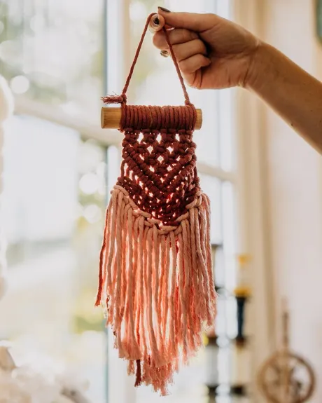 Creatie van @getyourgiftnl — Mini macramé